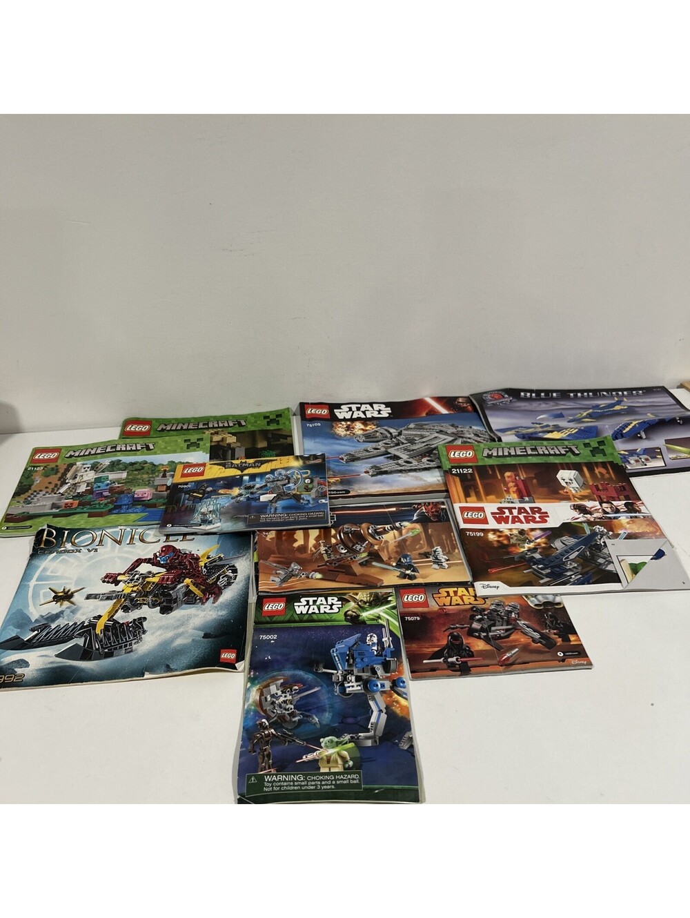 LEGO Star Wars Minecraft Bionicle Instruction Manual Lot Ninjago